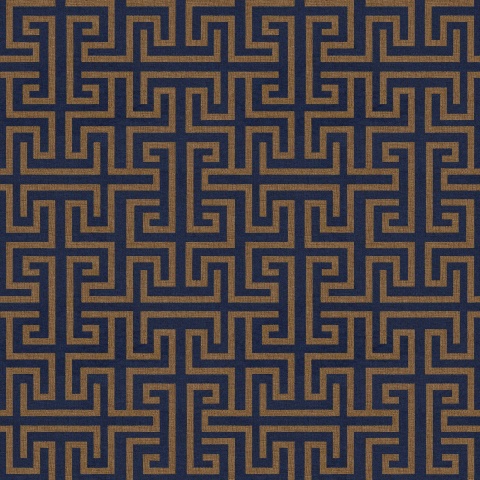 Tapet Maze, Ultramarine, Coordonne, 5mp / rola - Img 2
