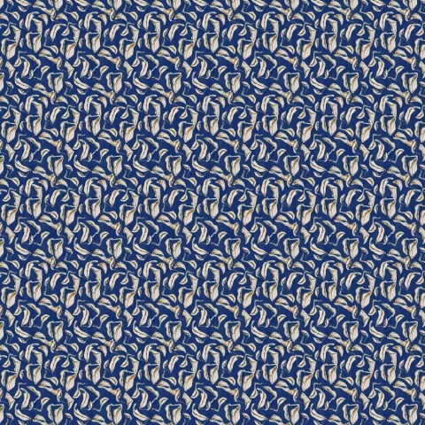 Tapet Moroccan Branches, Blue, Coordonne 5mp / rola - Img 3