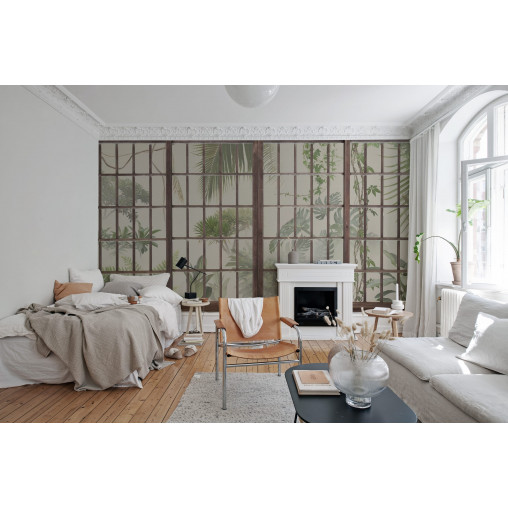 Tapet Window View, Beige, Rebel Walls