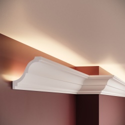 Cornisa polimer rigid, Manavi, P876-8x8.5x200cm - Img 3