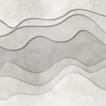 Fototapet, 3D Wave, White, Rebel Walls - Img 2