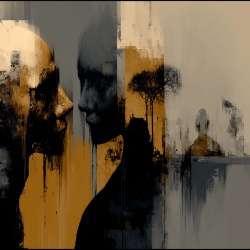 Fototapet Abstract Continent Mystique Ame Rêve CMA206