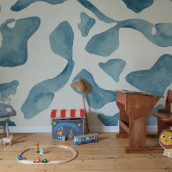 Fototapet, Abstract Motifs, Blue, Rebel Walls