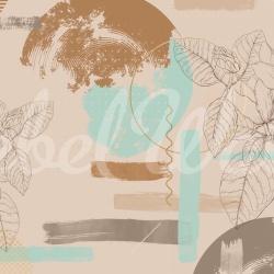 Fototapet, Abstract Retro, Pastel, Rebel Walls - Img 2