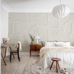 Fototapet, Abstract Wood, White, Rebel Walls - Img 8