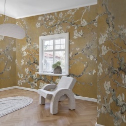 Fototapet, Almond Blossom, Orange, Rebel Walls
