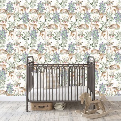 Fototapet Anca's Fawn in White, VLAdiLA