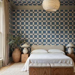 Fototapet, Artisan Square, Light Blue, Rebel Walls