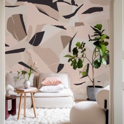 Fototapet, Artsy Forms, Pink, Rebel Walls - Img 6