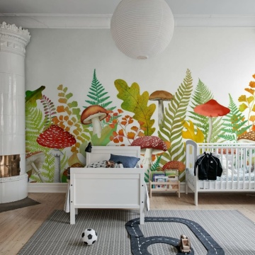 Fototapet, Autumn Meadow, Rainbow, Rebel Walls - Img 3
