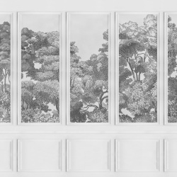 Fototapet, Bellewood Panels, Graphite, Rebel Walls - Img 2
