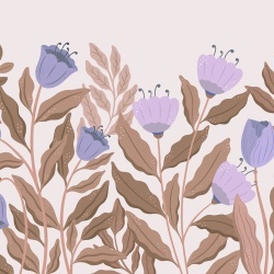 Fototapet, Big Blossom, Lilac, Rebel Walls - Img 2