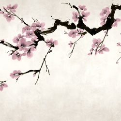 Fototapet, Blush of Spring, Pink, Rebel Walls - Img 2