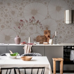 Fototapet, Bold Coral, Gray, Rebel Walls