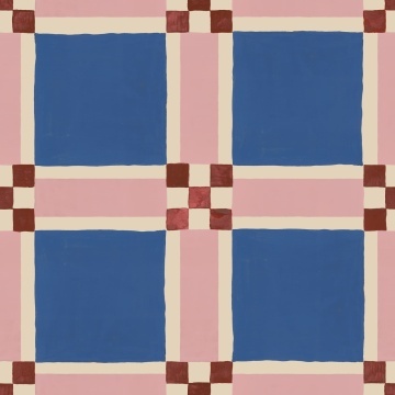 Fototapet, Bold Grid, Blue, Rebel Walls - Img 2