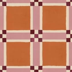 Fototapet, Bold Grid, Orange, Rebel Walls - Img 2