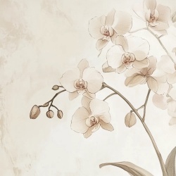 Fototapet Botanic Asahii Tsubomi Rêve AT208
