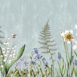 Fototapet, Bumblebee, Light blue, Rebel Walls - Img 5