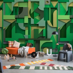 Fototapet, Caroline, Green, Rebel Walls - Img 3
