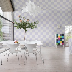 Fototapet, Chess, Lilac, Rebel Walls