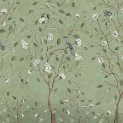 Fototapet, Chinoiserie Dream, Green, Rebel Walls - Img 2