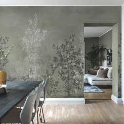Fototapet, Chinoiserie Haze Green, Rebel Walls - Img 8