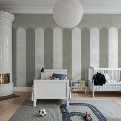 Fototapet, Circus Stripes, Pearl, Rebel Walls - Img 3