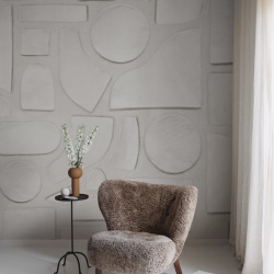 Fototapet, Clay Figures, White, Rebel Walls