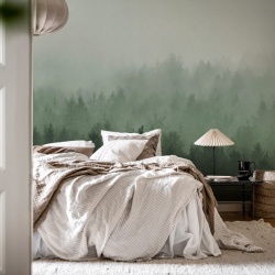Fototapet, Cloudy Forest, Green, Rebel Walls - Img 6