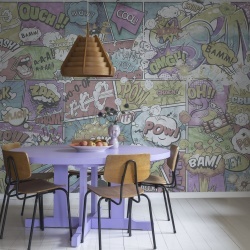 Fototapet, Comics, Vintage, Rebel Walls