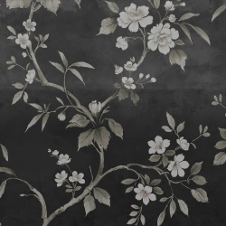 Fototapet, Concrete Flowers, Black, Rebel Walls - Img 2