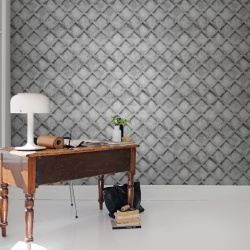 Fototapet, Concrete Trellis, Grey Rebel Walls - Img 3