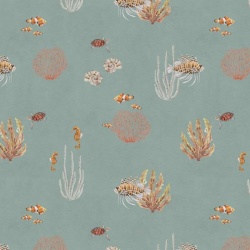 Fototapet Coral Garden - Blue, Kikki Belle - Img 2