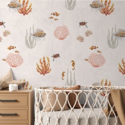 Fototapet Coral Garden - White, Kikki Belle - Img 5