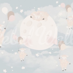 Fototapet, Counting Sheeps, Rebel Walls - Img 2