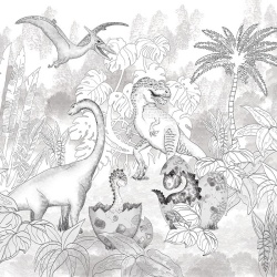 Fototapet David's Dino in Grey, VLAdiLA - Img 2