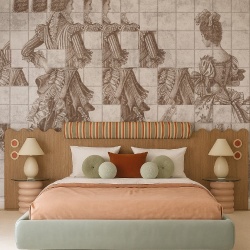 Fototapet Decadent Fragments, Cream - personalizat, VLAdiLA
