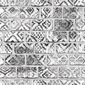 Fototapet, Decorated Bricks, Rebel Walls - Img 2