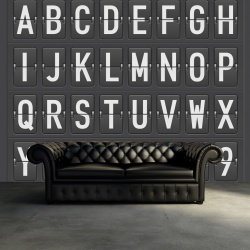 Fototapet, Departure Alphabet, Rebel Walls