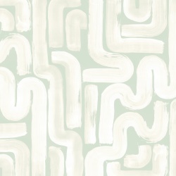 Fototapet, Drape Brush, Green, Rebel Walls - Img 2