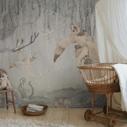 Fototapet, Dream Forest Boy, Blue Gray, Rebel Walls - Img 5