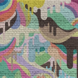 Fototapet, Dripping Rainbow, Rebel Walls - Img 2