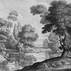 Fototapet, Etching Park, Black & White, Rebel Walls - Img 2