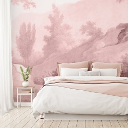 Fototapet Ethereal Veil, Rose - personalizat, VLAdiLA