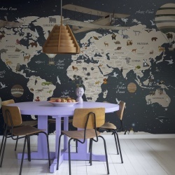 Fototapet, Explorer Map, Rebel Walls