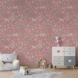 Fototapet Fantastic Forest - Vintage Pink, Kikki Belle - Img 4