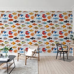 Fototapet, Fish Shoal, Day, Rebel Walls - Img 6