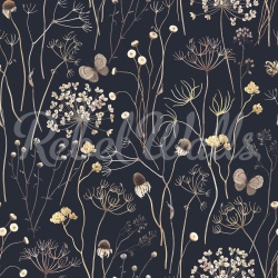Fototapet, Flower Garden, Midnight, Rebel Walls - Img 5