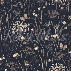 Fototapet, Flower Garden, Midnight, Rebel Walls - Img 2