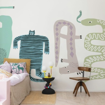 Fototapet, Funky Friends, Pastel, Rebel Walls - Img 3